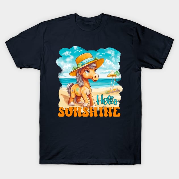 Hello Sunshine T-Shirt by Designs by Ira